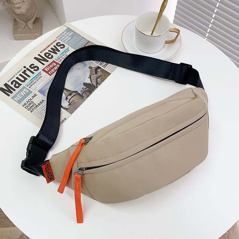 Men's Wear-Resistant Crossbody Bag: Trendy, Simple, Sports-Style Mobile Waist & Chest Bag