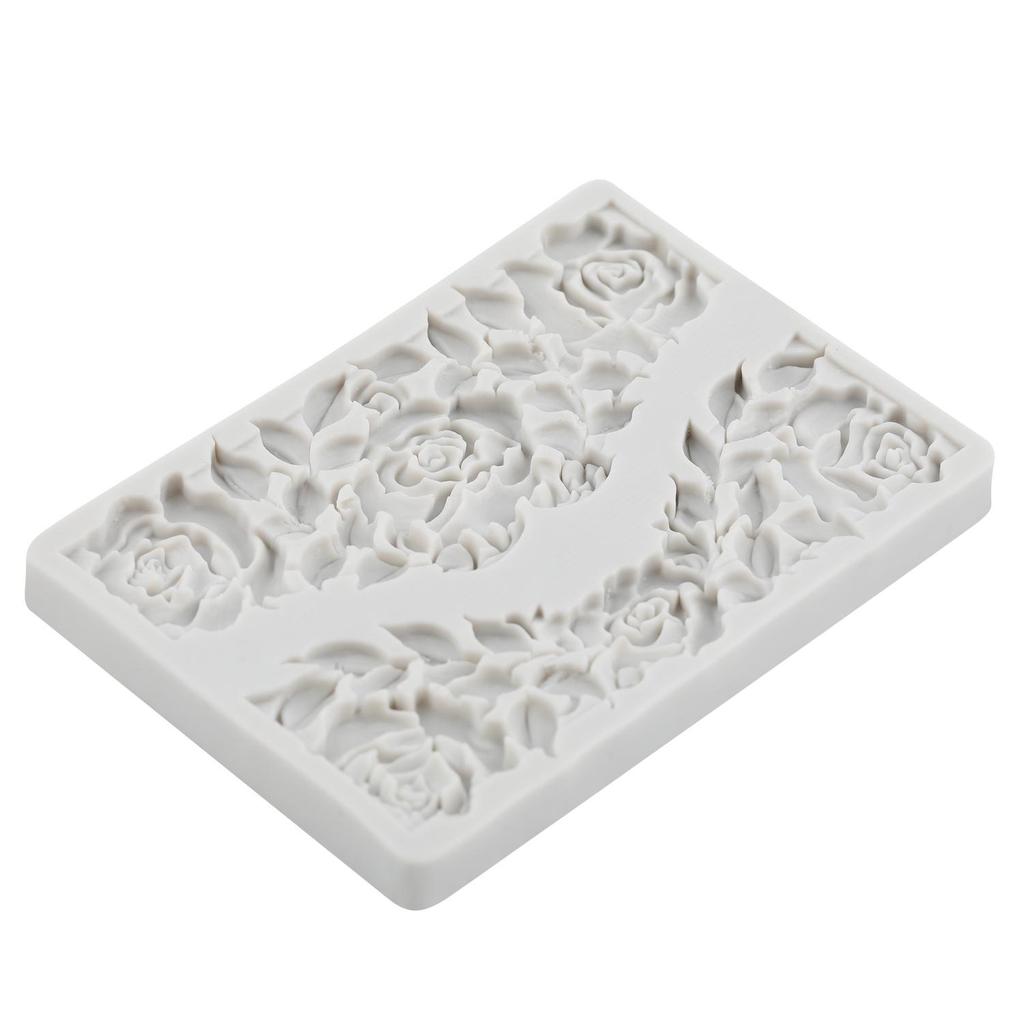 Rose Flower Silicone Mold Rose Fondant Molds Cake Decorating Tools Cupcake Topper Candy Resin Clay Chocolate Gumpaste Mold