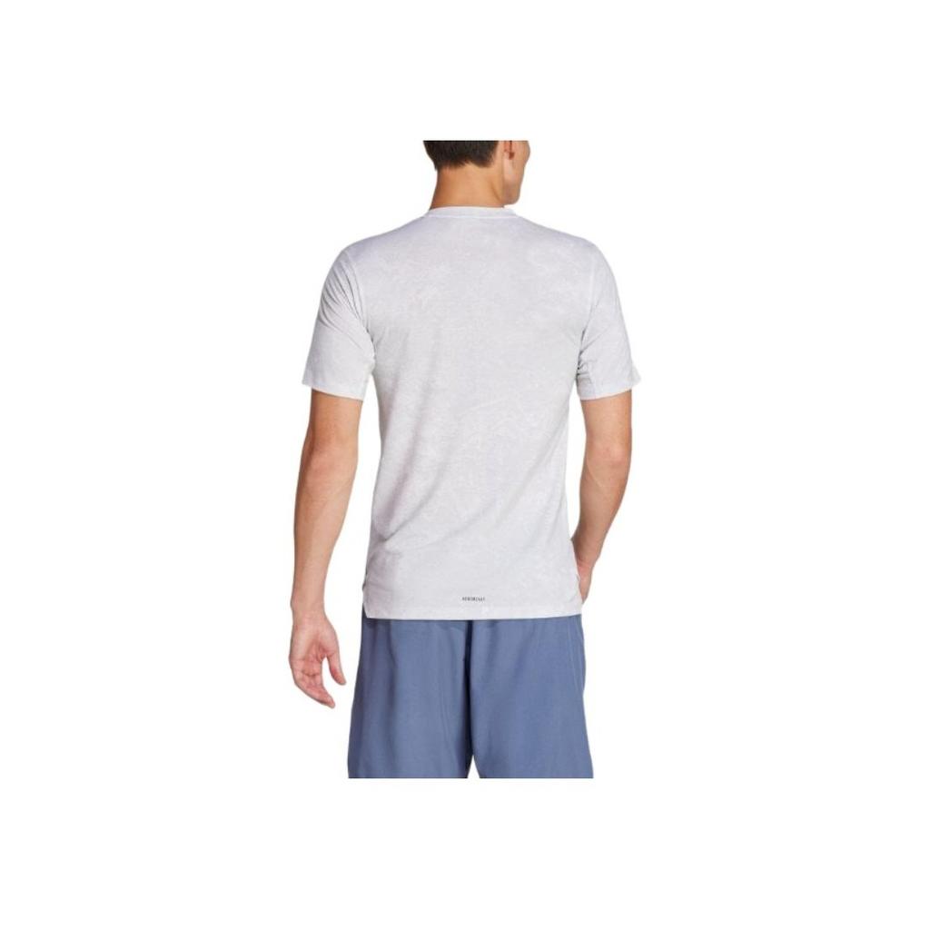 adidas Power Workout Tee White/Black Men Streetwear IS3807