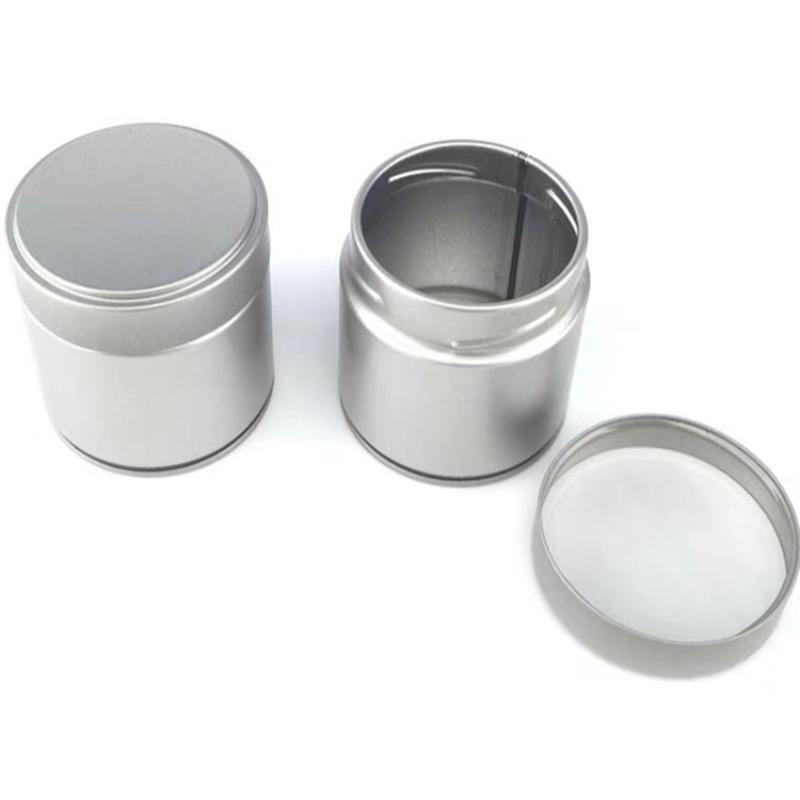1 Pcs Portable Mini Matcha Powder Can Thick Tinplate Tea Sealed Jar Spice Storage Box Container Box Kitchen Gadgets Household