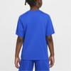Nike Camiseta Dri-Fit Multi Absorvente de Suor Macia Confortável Manga Curta Tops Infantis Azul Royal FZ5315-480