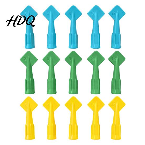 Flexible Plastic Caulking Tip 5Pcs Caulk Tools Tips Set with Nozzle Adapter Window Door Gap Filler Tool Applicator Reusable Nozzles for Finishing