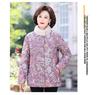 Mom’s Winter Velvet Floral Quilted Jacket for Middle-aged Women - Cozy, Fashionable Outerwear