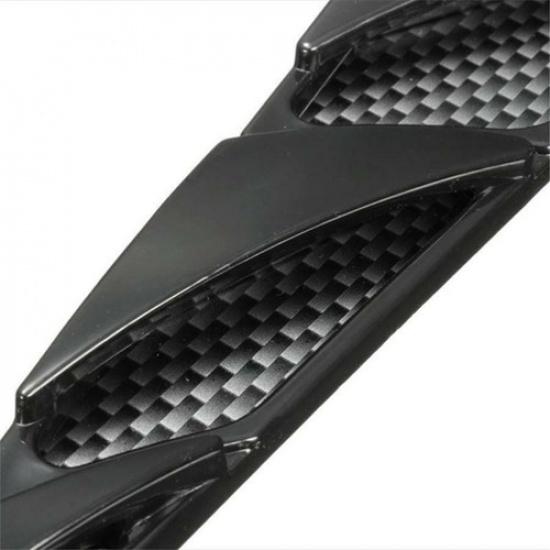 2pcs Car Side Body Marker Fender Air Flow Wing Vent Cover Trim DIY Accessories