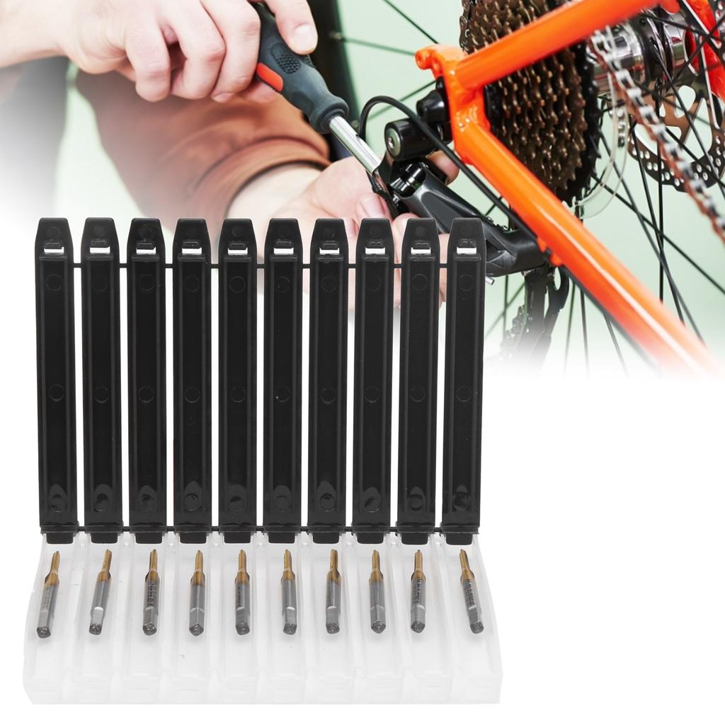 10 Stück Beschichtung Gewindebohrer HSS Hohe Härte Maschinengewindeschneiden Gewindebohrer M1.6 x 0.35