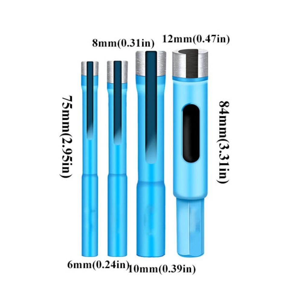 Quick Hole Punching Coated Drill Bit Blue Coating Core Drill Bit Hole Opener  Granite Drilling