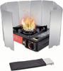 8/10/12/14/16Plates Stove Windscreen Aluminum Alloy Stove Wind Shield with Drawstring Bag For Camping Burner Windproof Screen