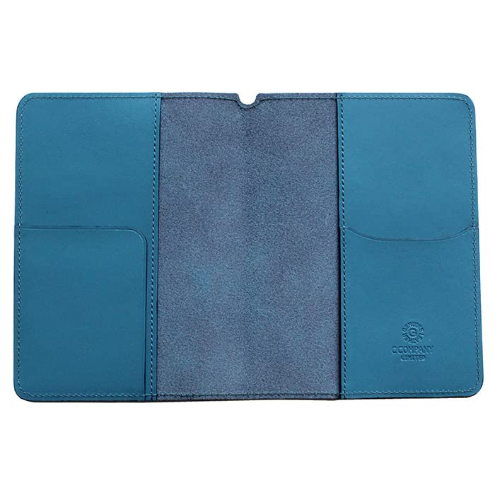 

CCOMPANY LIMITED Обложка для блокнота, Сделано в Японии, Формат А6, Размер карманного блокнота, Обложка для планера на скрепках, Turner 2 Second (синий)