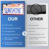 2pcs License Plate Protector Unbreakable License Plate Covers and Frames Set Front and Rear Clear License Plate Cover n Flag License Plate Frames