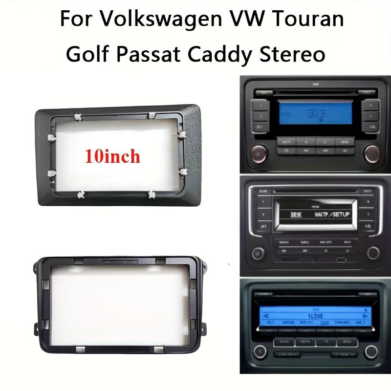 9/10 Inch 2 Din for Android Head Unit Car Radio Frame Kit for VW for Skoda Seat  Auto Stereo Dash Fascia  Bezel Faceplate