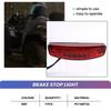 AA92-ATV 12V 3 Wire Brake Stop Light License Taillight Red For ATV Off Road Motorcycle Signal Lamp Accessories Car Lights