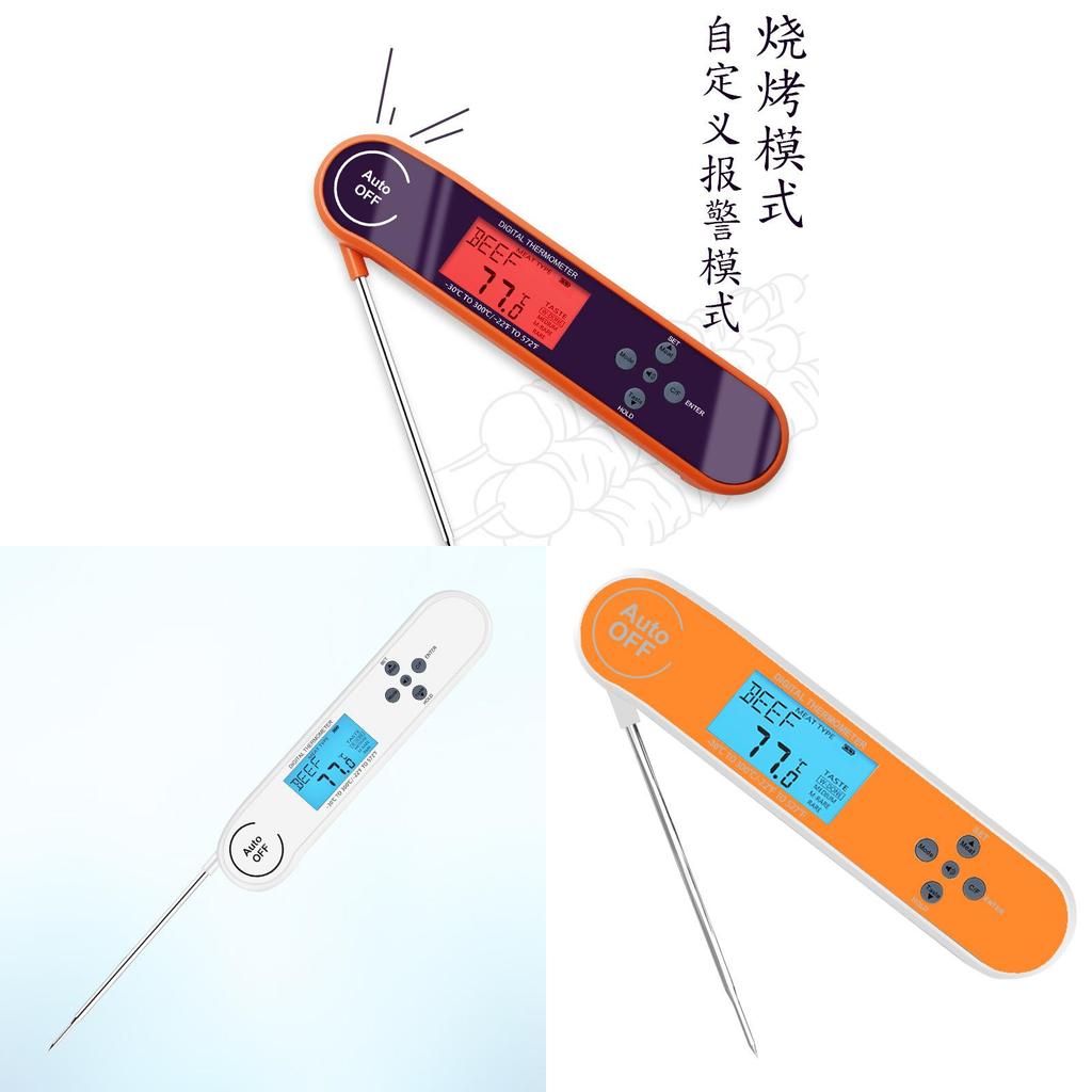 Digitales Lebensmittelthermometer mit Design für Grill- und Kochbegeisterte