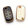 3 Buttons TPU Key Case for LADA Vesta Granta XRay Kalina Priora Sedan for Renault Fluence Clio Megane Key Cover for Mercedes