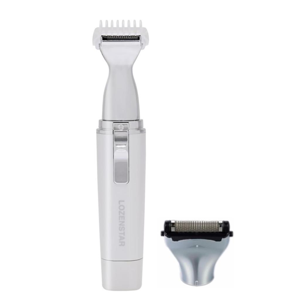 Rozen Star Electric VIO 5 Length Net ABP132V Shaver, Battery-Operated, Waterproof, Settings, Attachment, Blade, Compact, L-Shaped Head, Washable,
