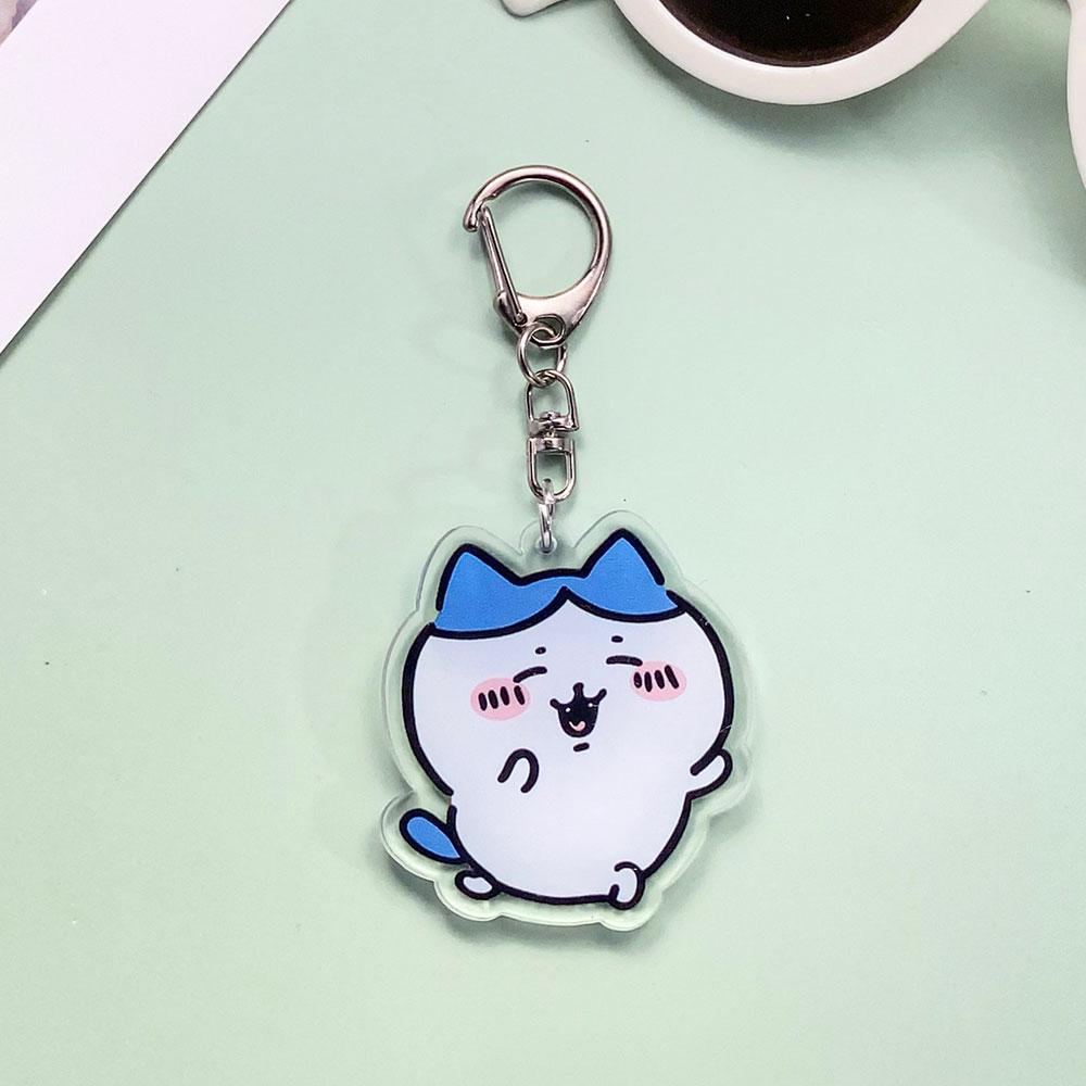 Personaggi Anime Chiikawa Carini Adorabili Portachiavi in Acrilico Accessori Ciondoli per Borsa Ciondolo Carino per Zaino Portachiavi Regali per Amici