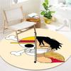 Luffy D Round Area Rug Carpet Rug For Living Room Bedroom Sofa Playroom Decor Nonslip Floor Mat