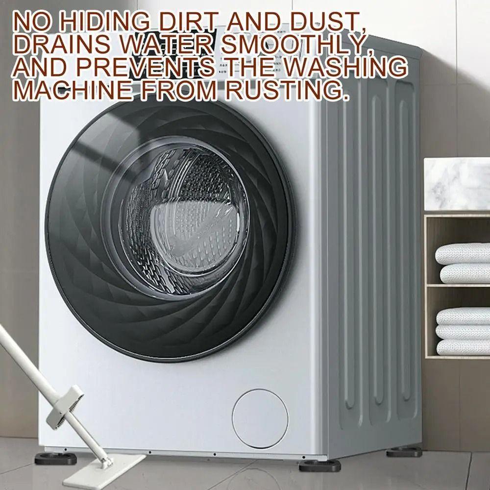 4Pcs Heightening Furniture Anti Vibration Mat Square Silent Dampers  for Washing Machine  Indoor