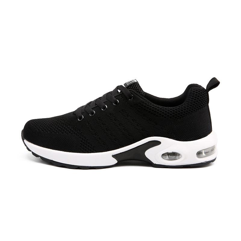 2026 spring and summer new dense mesh flying woven shoes versatile comfortable casual men's shoes large size sports shoes men's