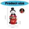 Santa/Snowman Shaped Resin Sculpture for Festival Home Decoration Desktop Ornament Accessories Holiday Party Supplies