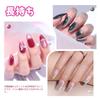 PEACECOLOR Magnetic Nail Gel Nail Set Moonlight Perfect for DIY Nail 6 Bottles Gift - Colors Silver, Brown, Red. Glittery, Magnetic, Ultra-fine