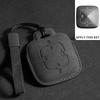 Suede Car Flip Key Case Cover Fob For Zeekr X 001 007 009 7X Mix Smart Remote Keychain Protector Shell Decorative Accessories