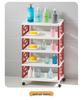 Multi-Layer Movable Storage Rack for Kitchen and Shoes