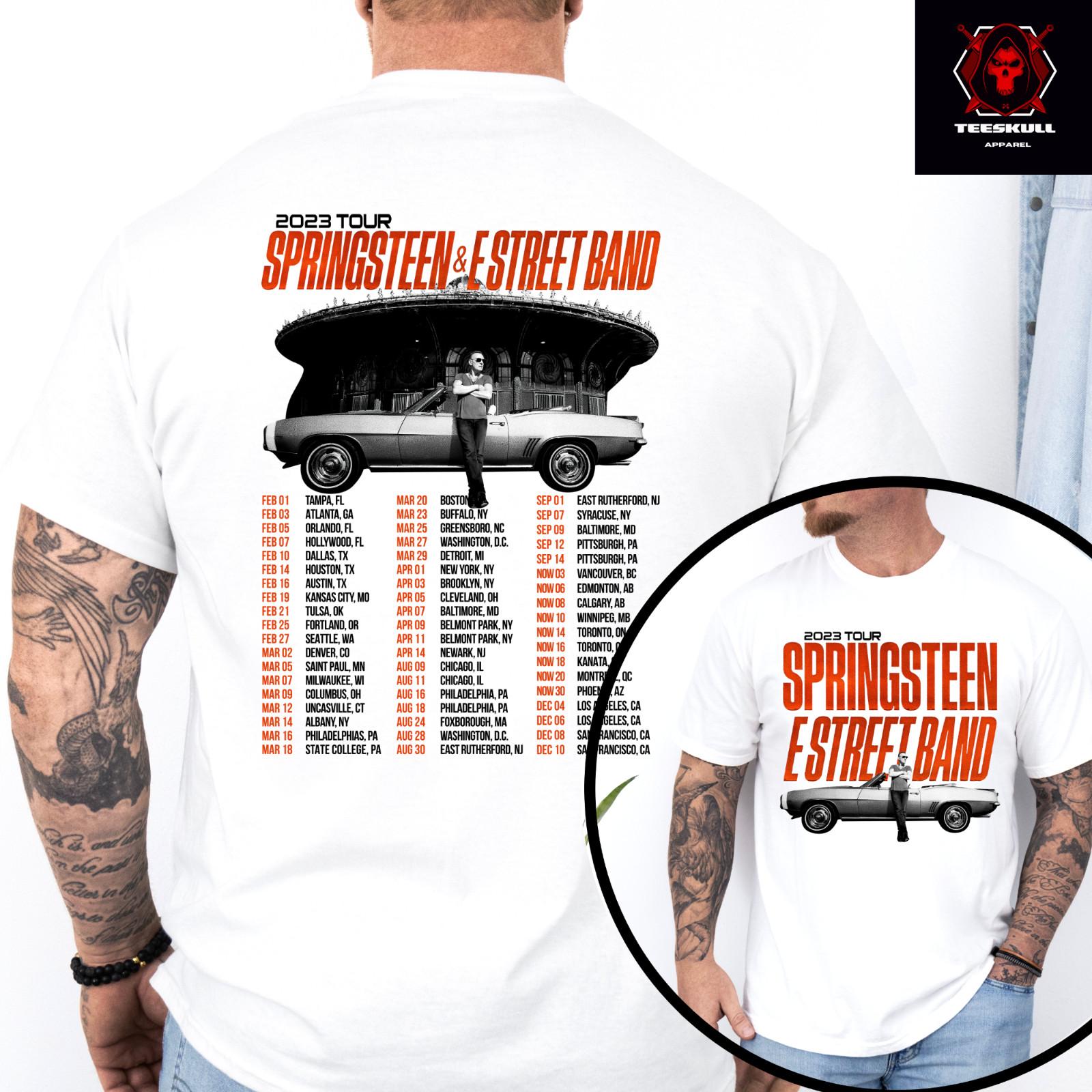 

26 Bruce Springsteen E Street Band US Tour 2023 2-Sided Unisex T-SHIRT S-3XL Unisex T-Shirt XXXXL
