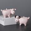Cartoon Sheep Candle Holder Votive Tealight Candle Stand Living Room Bathroom Candlestick Decoration Table Centerpiece Ornament