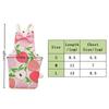 New Colorful Fruit Parrot Diaper Breathable Washable Parrot Flight Suit Bowtie Keep Birds Clean Pet Bird Clothes Indoor Use