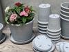 Hachimankasei Eco Pot Shallow Type 10 Gray Hachiman 242574 Made in Japan Pot/Eco (11L) "Arble" gardensarble