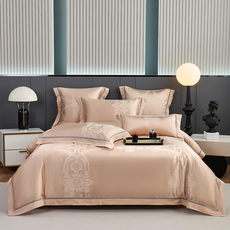 KINTHERI Onora Cotton Jacquard Bedding Set