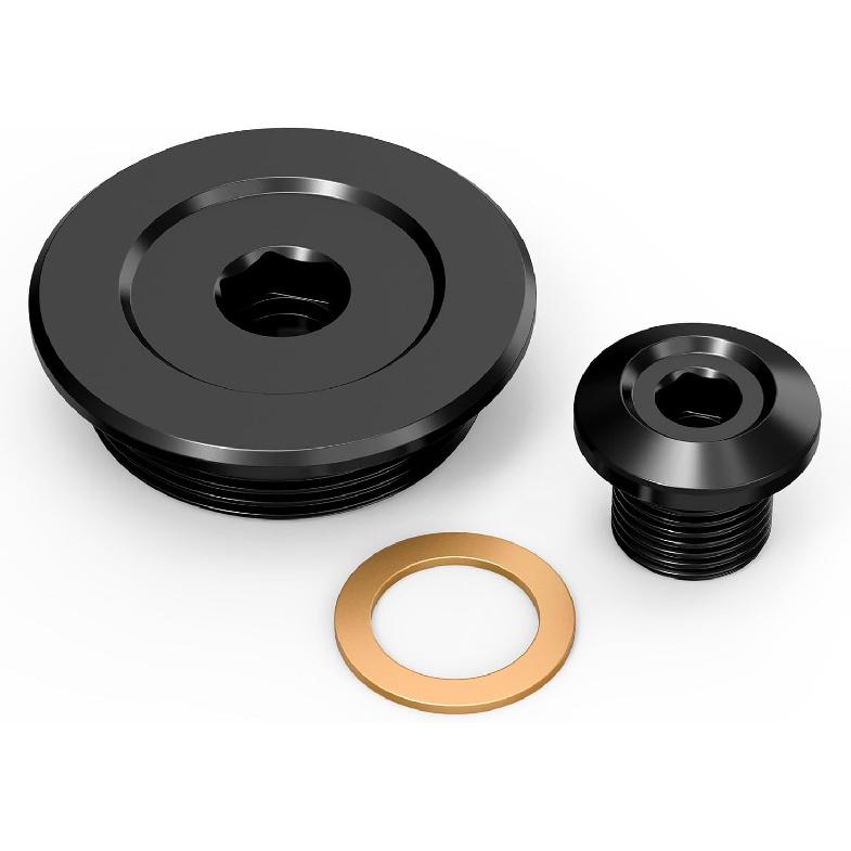 NICECNC Black Engine Timing Screw Cover Cap Plug Compatible with Suzuki DRZ400E DRZ400S DRZ400 SM 2000-2024 Aluminum Timing Cover Screw Kit чёрный