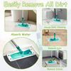 3 Pieces Replacement Heads for the Combi / Clean Twist M Micro Duo Mop Replacement 42 x 15cm Kit for all floors, strong decontamination