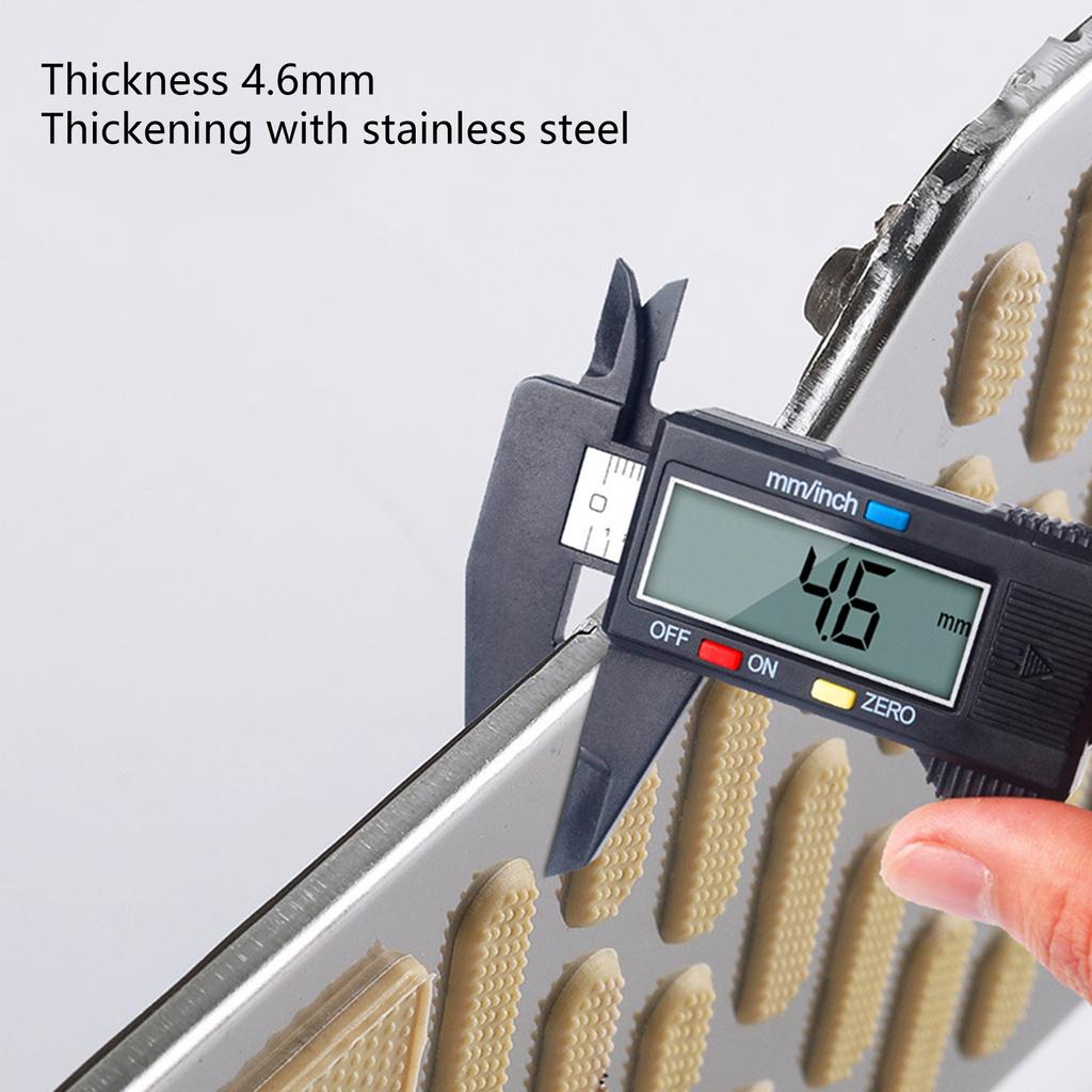 Steel Car Pedals Anti Slip Footrest Easy Installation Pedal Interior Upgrades for Enhances Driving Safety & Interior