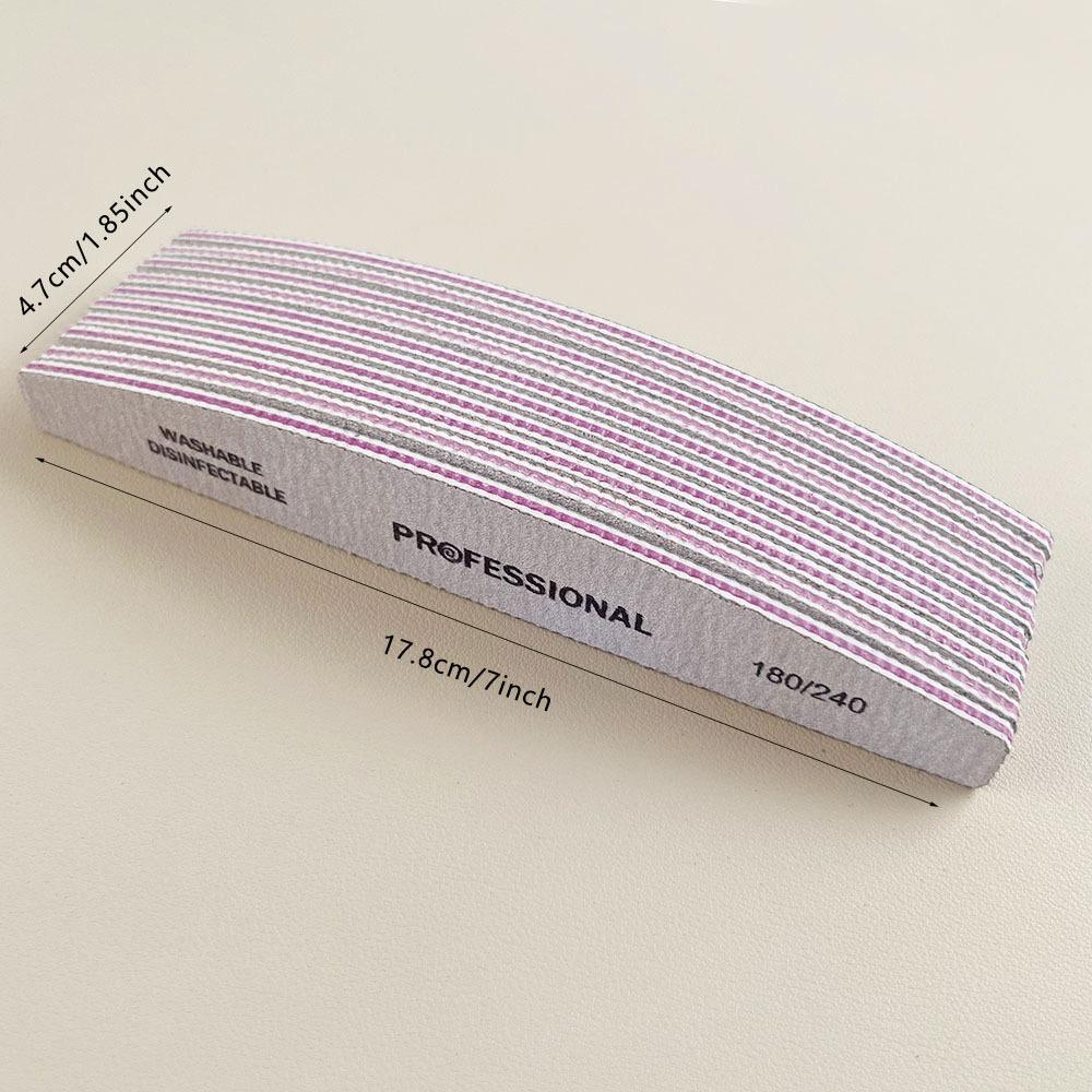 Nail File 100 To 240 Professional Tools Emery for Manicure Lime 240 Sandpaper Gel Polishing Files for Nails Buffers Set Polisher