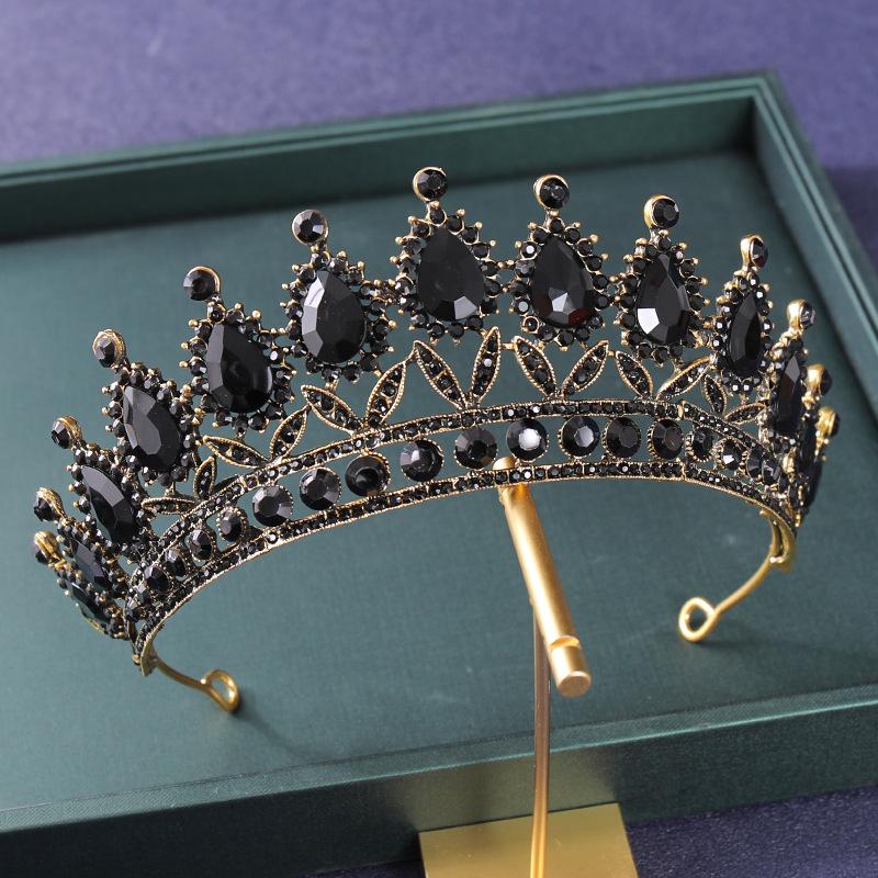 European & American Bridal Crown Headdress - Princess Style Evening Gown Hair Accessories