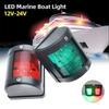 12V/24V LED Navigation Signal Light (Red+Green) For Marine Boat Yacht