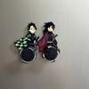 Demon Slayer Kamado Tanjirou Acrylic Magnetic Fridge Magnets Anime Creative Q Version Tomioka Giyuu Decorative Ornaments Gift