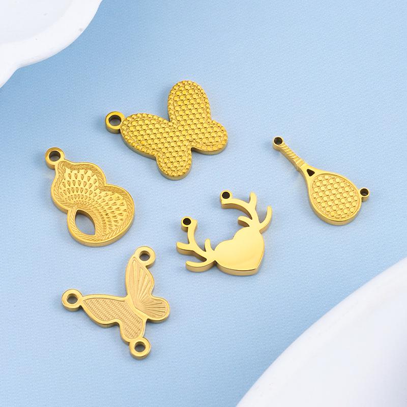 Korean Style Cute Stainless Steel Pendant for DIY Necklace or Bracelet