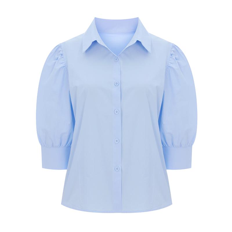 TVIEW Simple Puff Sleeve Shirt_V6B-Csh001