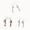 Christmas Crutch Earrings Stylish Ear Accessories Cute Ear Jewelry for Christmas