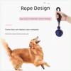 Dog Toy Ball Golden Retriever Bite-Resistant German Shepherd Malinois Training Ball Dog Training Interactive Belt Tetherball Pet Supplies