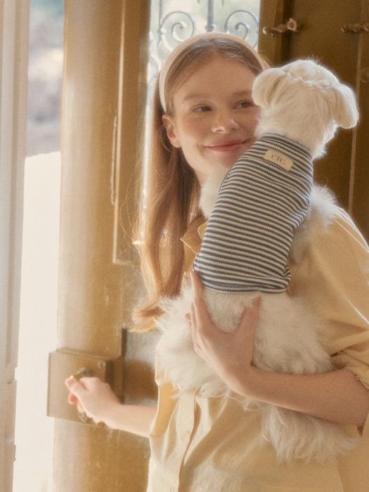 CROOKTHECHIHUAHUA Футболка Eloy Stripe (3color) Molton Red