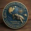 U.S. Navy Shellback Crossing The Line Challenge Coin Navy Souvenir Military Commemorative Coin for Veterans Sailors
