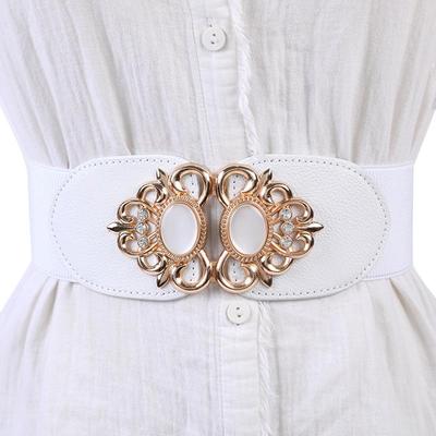 Sieviešu vintage jostasvieta Sieviešu plata metāla vienkrāsaina jostasvieta, kleita, svārki, apģērba noformējums