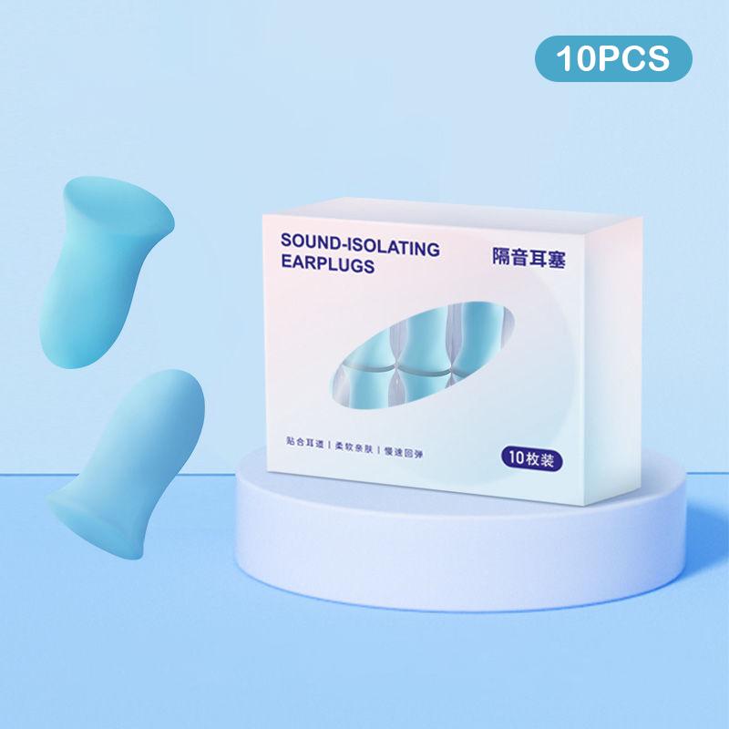 Waist Shaped Earplugs 4/10PCS Noise Reduction Sleep Anti Sound Insulation Music Protection Foam for Sleeping
