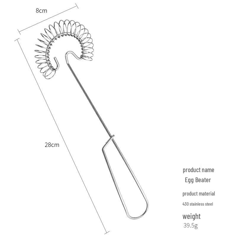 

Разделитель яичного желтка из нержавеющей стали с длинной ручкой - Креативный инструмент для процеживания яичного белка