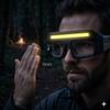 Rechargeable Headlamp Glasses with Strong Light for Auto Repair and Maintenance