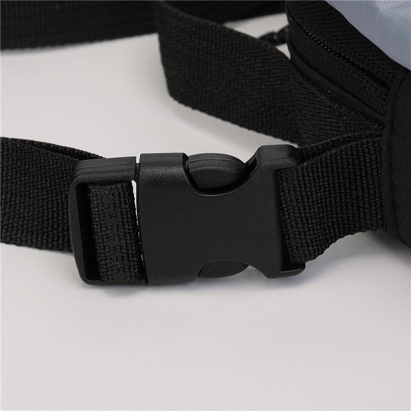 Waterproof Nylon Sling Bag - Outdoor Travel Pouch with Dedicated Water Bottle Pocket (New Nylon Crossbody Design)
