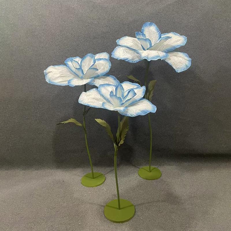 Giant Poppy Magnolia Paper Flowers - 3D Handmade Aisle Markers and Window Display Decor